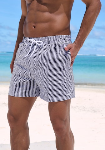 Shorts de bain VENICE BEACH en noir : devant