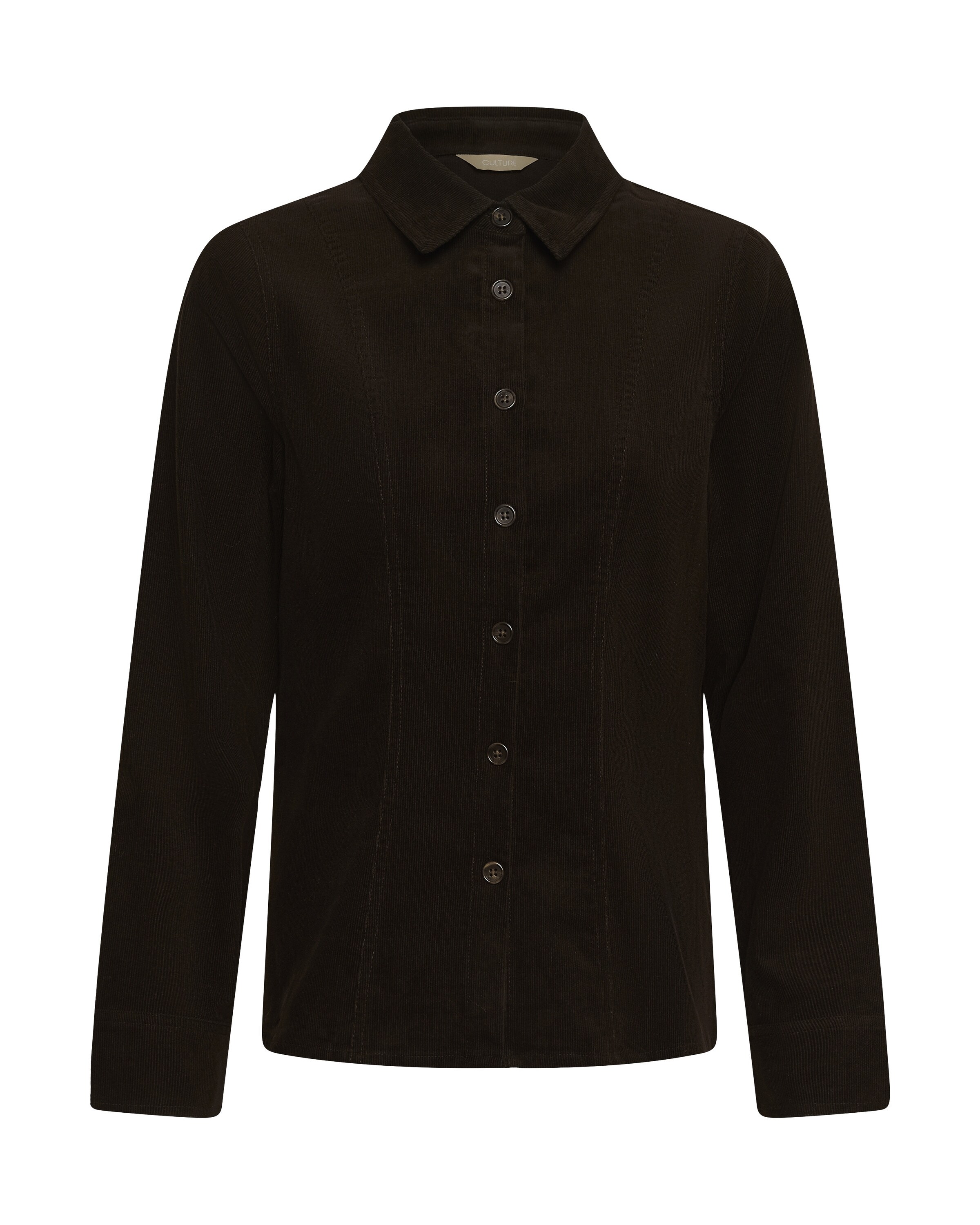 CULTURE - Blusa 'Betonia Rhaena' en marrón: frente