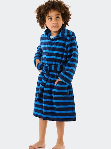 SCHIESSER Bathrobe 'Autotraum' in Blue