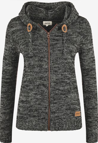 Oxmo Knit Cardigan 'Philadelphia' in Grey: front