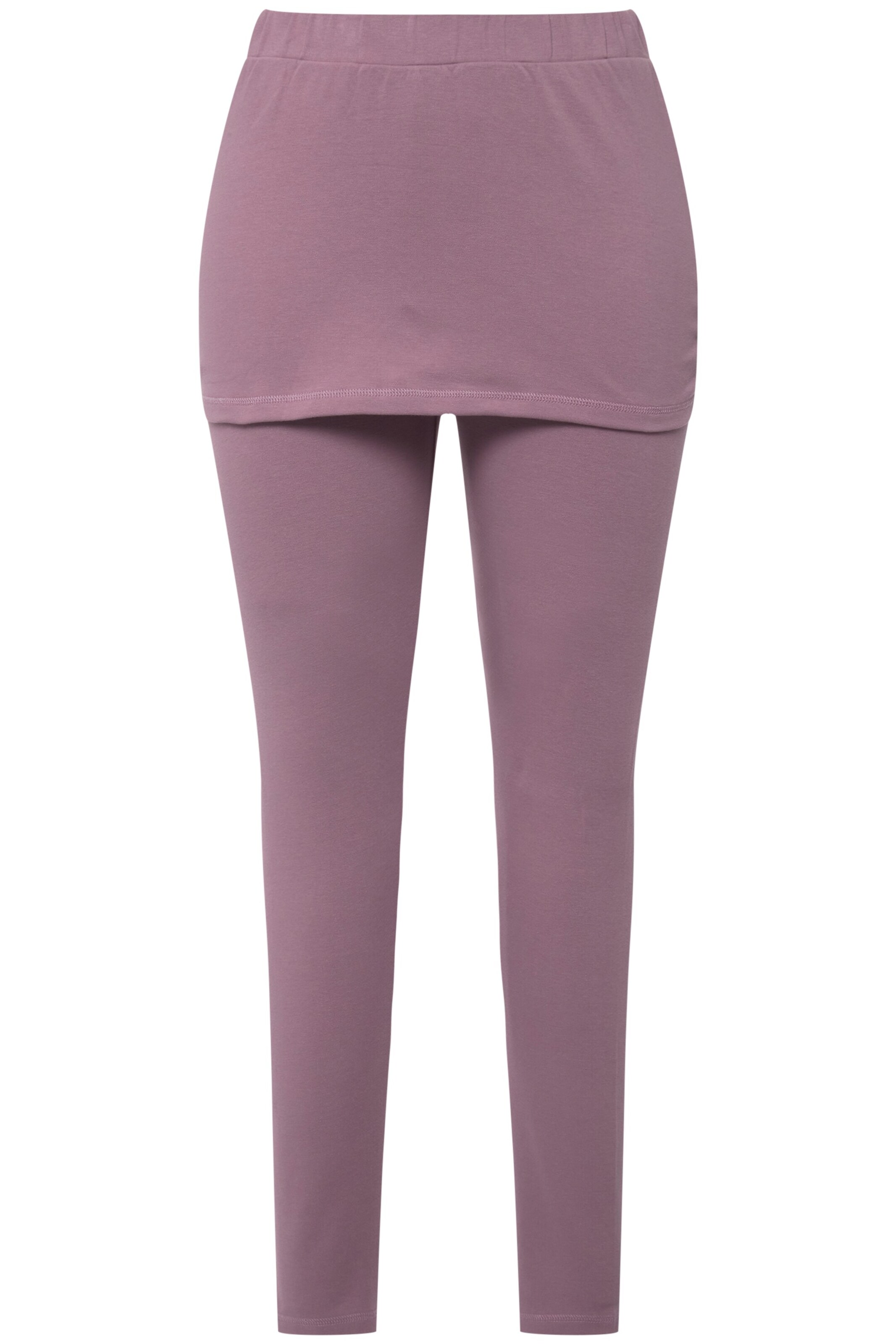 Ulla Popken Skinny Leggings in Purple: front