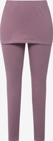 Ulla Popken Skinny Leggings in Purple: front