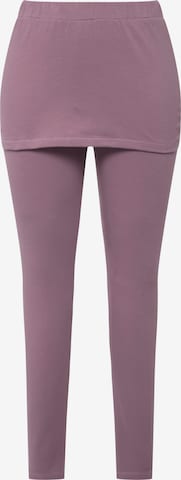 Skinny Leggings Ulla Popken en violet : devant