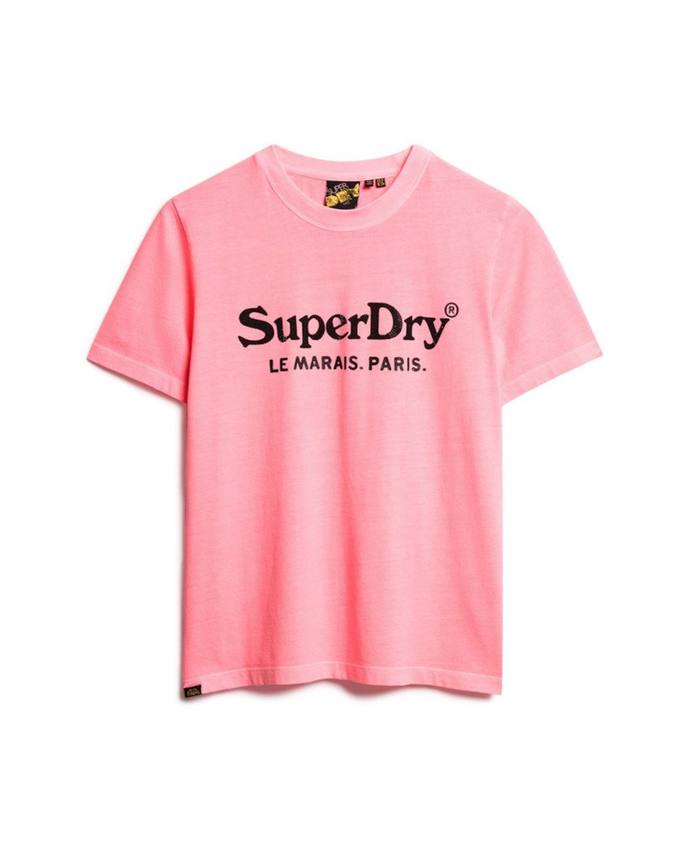 Superdry T-Shirt in Pink: Vorderseite