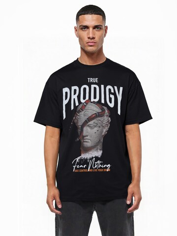 trueprodigy Shirt ' Jamie ' in Zwart: voorkant