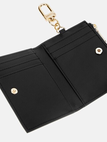 GUESS Schlüsselanhänger 'Peony' in Schwarz