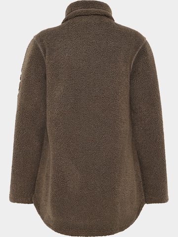 Didriksons Fleece jas 'Umi' in Bruin