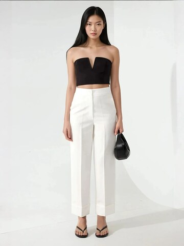 Regular Pantalon à plis Hiccup en beige