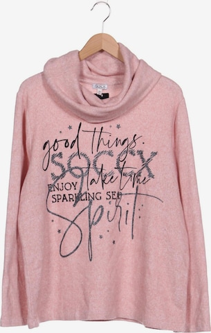 Soccx Sweatshirt & Zip-Up Hoodie in XXL in Pink: front