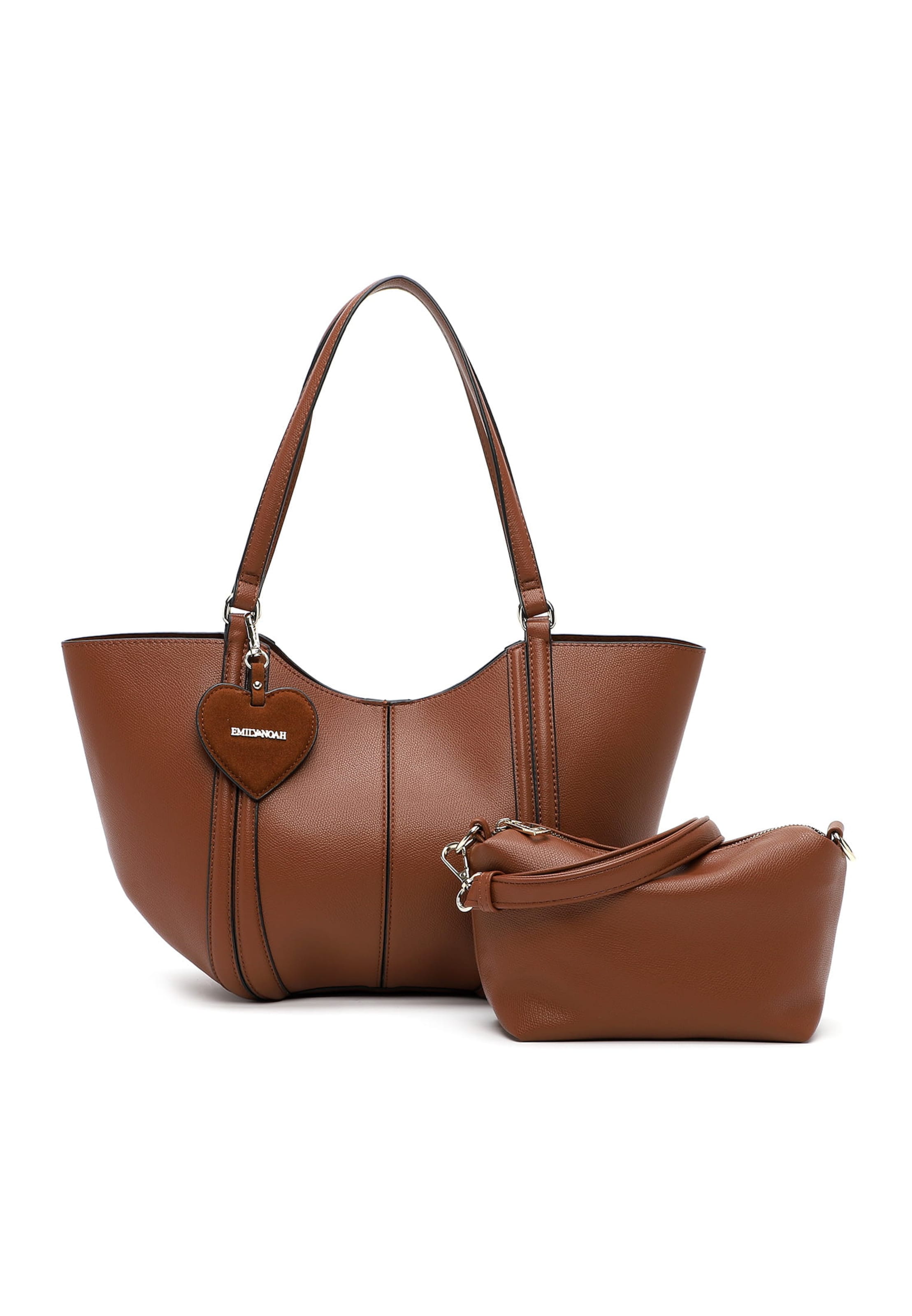 Emily & Noah Cabas en One Size en cognac, Vue avec produit