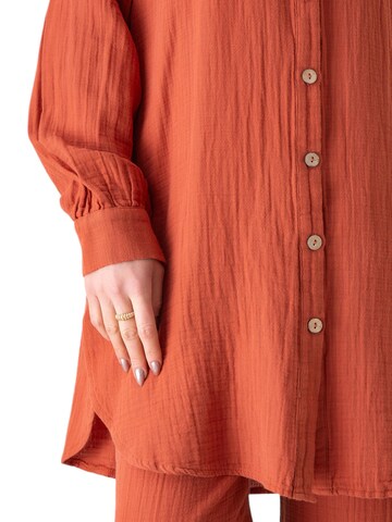 WENOR Bluse 'Noura Modest' in Rot