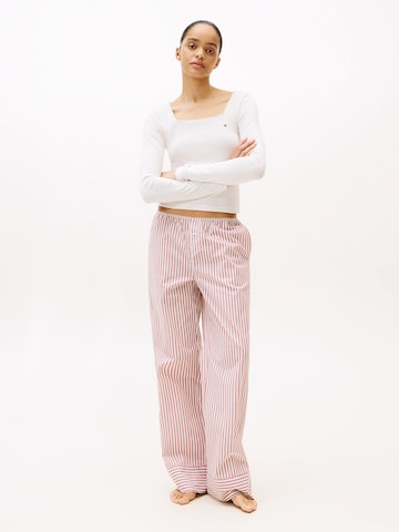 TOMMY HILFIGER Piżama 'Essential' w kolorze czerwony: przód