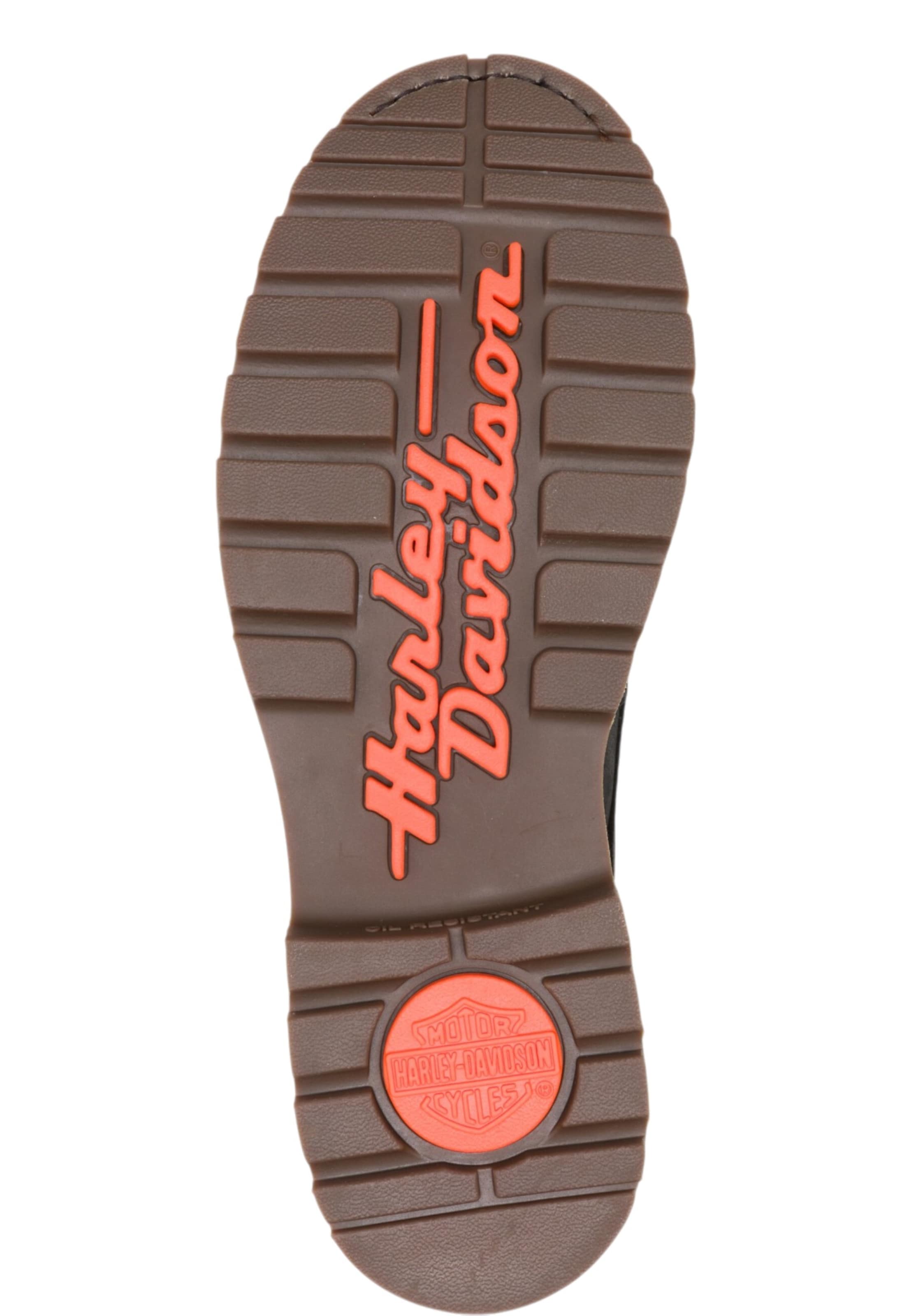 Harley Davidson - Botas com atacadores 'Badlands Skull' em preto