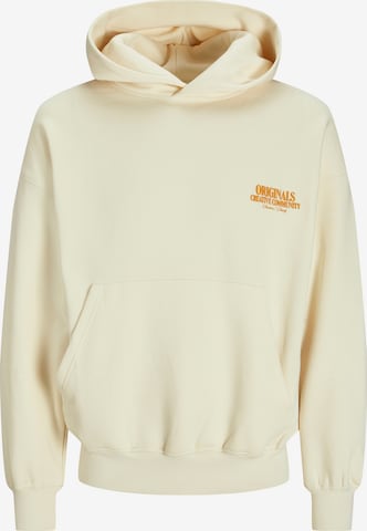JACK & JONES Sweatshirt 'JWHROXBURY' in White: front
