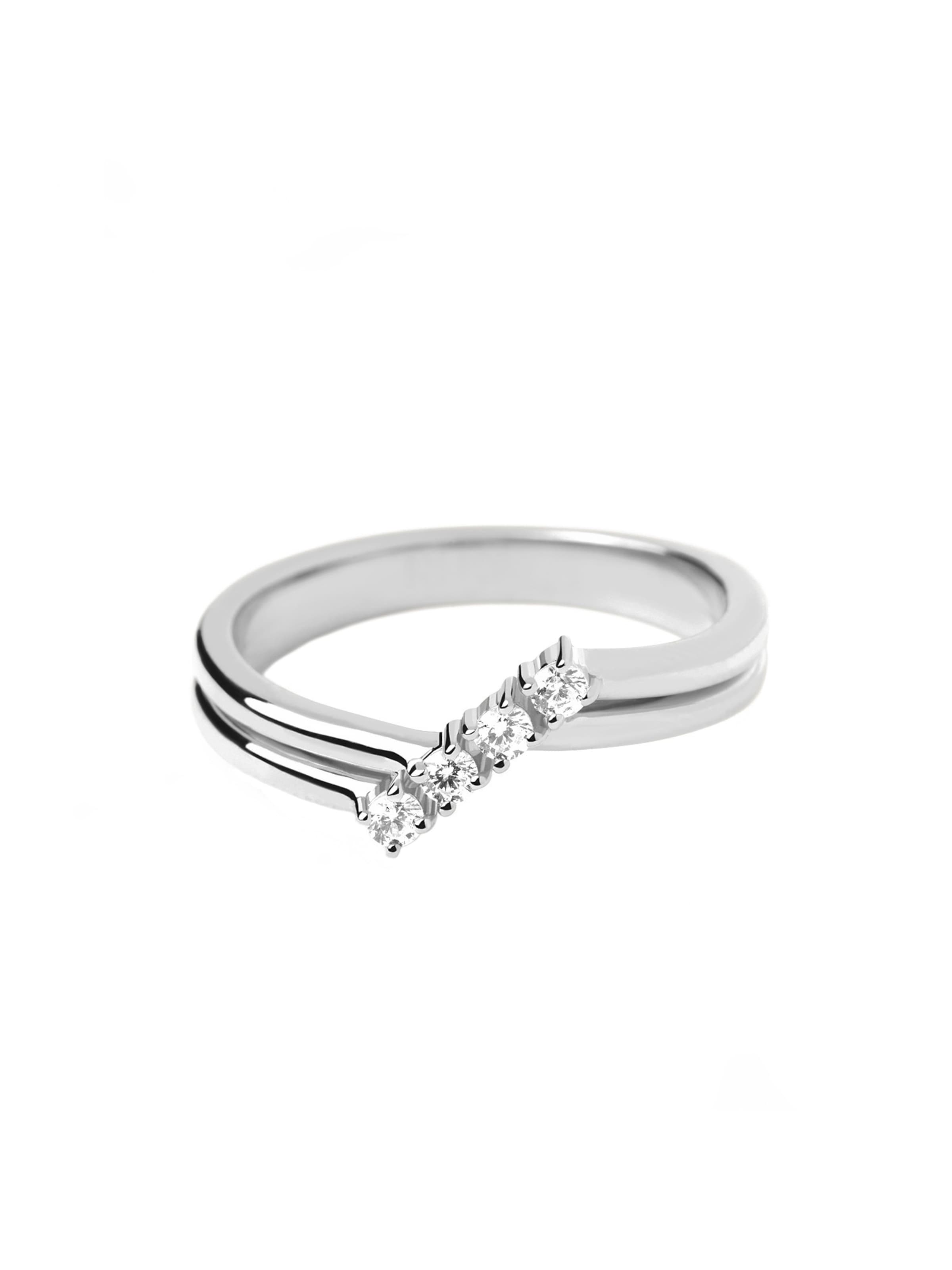 P D PAOLA Ring in Silber