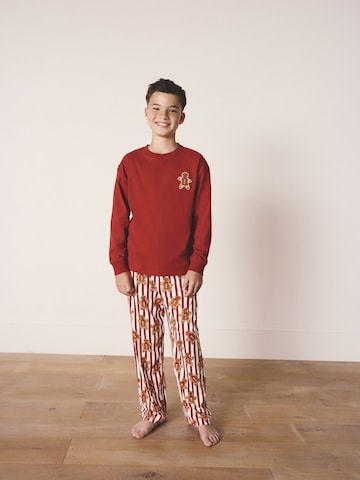 Next Matching Family Christmas Cosy Long sleeve Pyjamas Standard Regular Fit in Rot