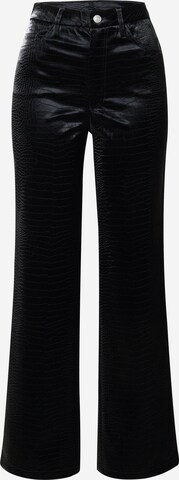 ONLY - Pierna ancha Pantalón 'ALMA' en negro: frente