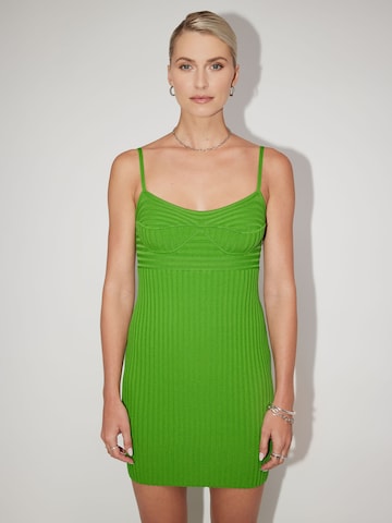 LeGer by Lena Gercke Úpletové šaty 'Arlene' – zelená: přední strana