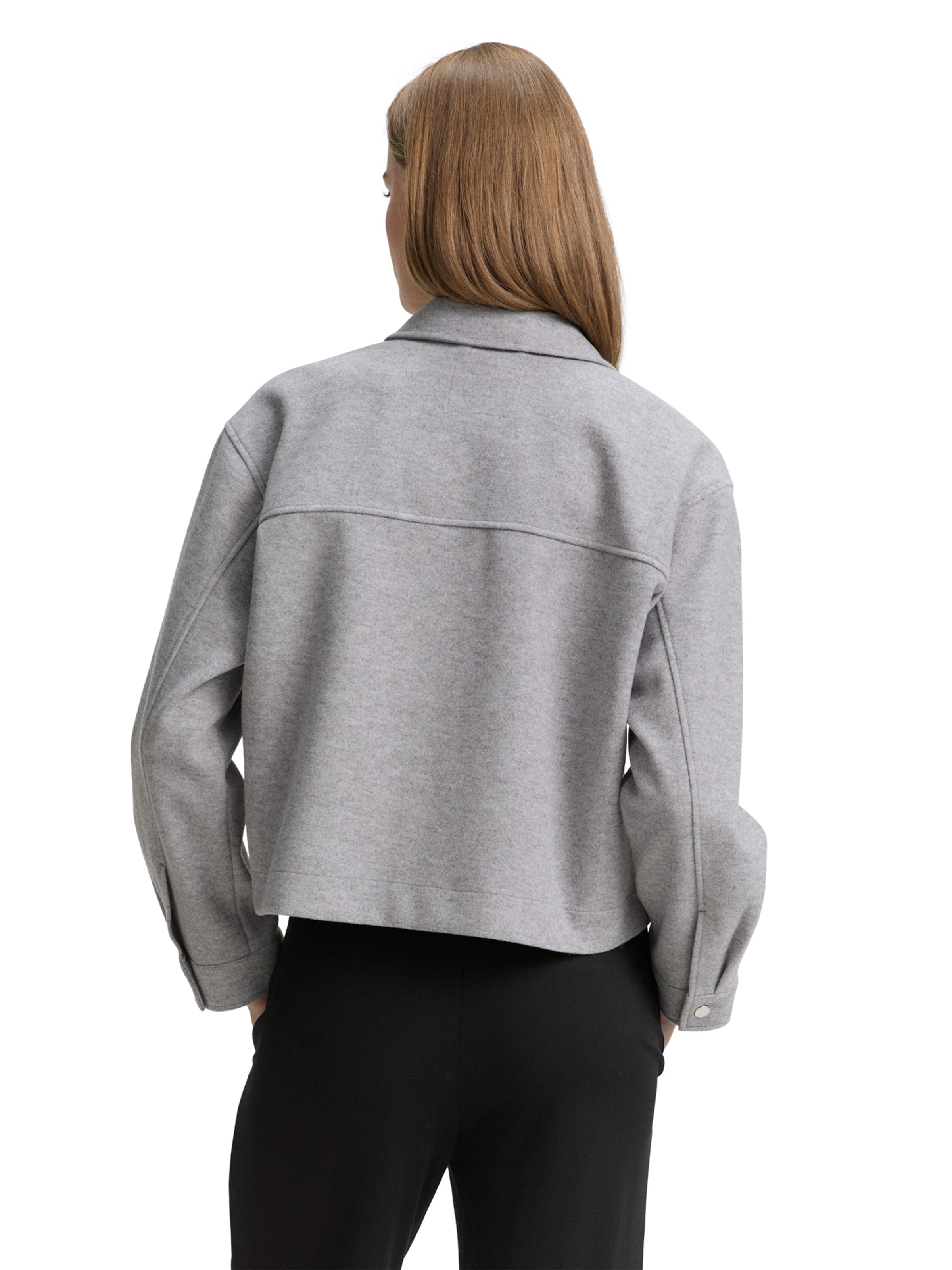 TOM TAILOR DENIM Kurtka przejściowa w kolorze szary