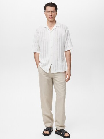 MANGO MAN Regular fit Overhemd 'MARTI' in Wit