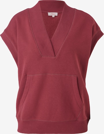 s.Oliver Sweatshirt in Rot: front