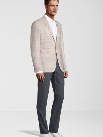 Coupe slim Veste de costume Steffen Klein en beige