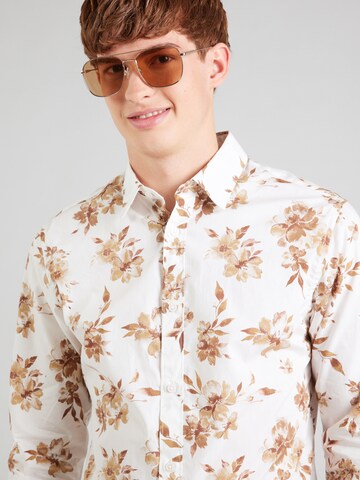 Jack & Jones Premium Přiléhavý střih Košile 'JPRBLamonaco' – bílá