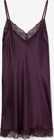 INTIMISSIMI Silk Slip with Lace in Lila: Vorderseite