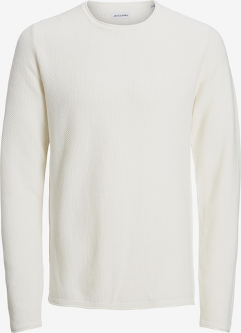 Pull-over 'Sylvest' JACK & JONES en blanc : devant