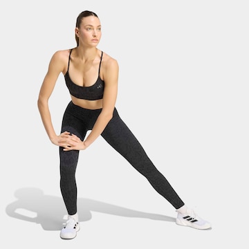 ADIDAS PERFORMANCE Skinny Sporthose in Schwarz