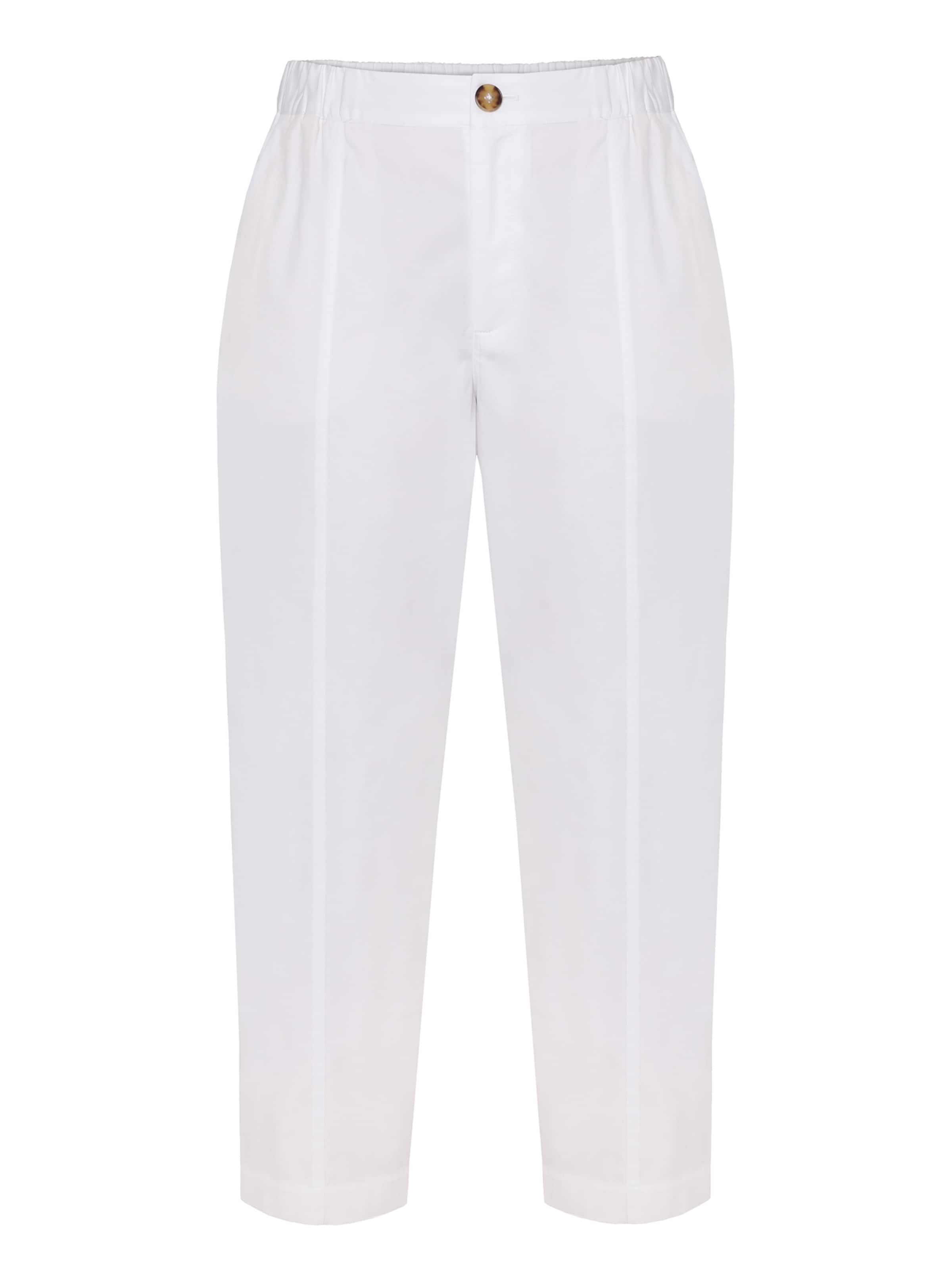 balta TATUUM Laisvas Kelnės: priekis