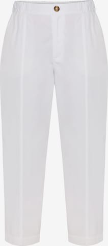 TATUUMLoosefit Hlače - bijela boja: prednji dio