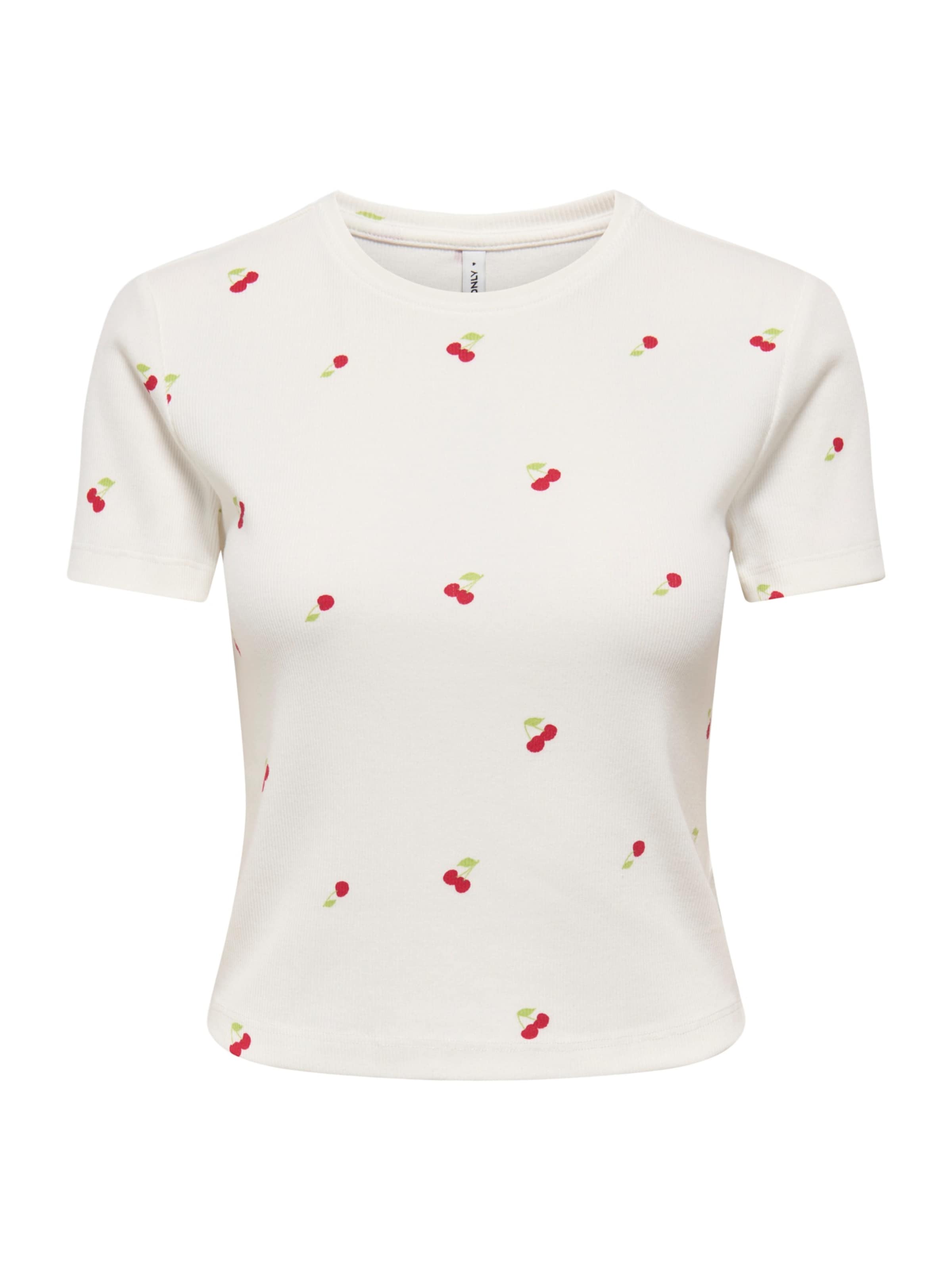 ONLY Футболка 'ONLFENJA' в Белый: спереди