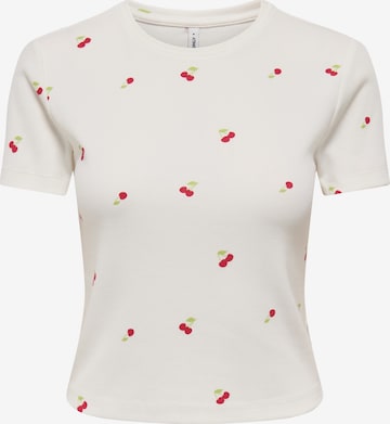 ONLY Футболка 'ONLFENJA' в Белый: спереди