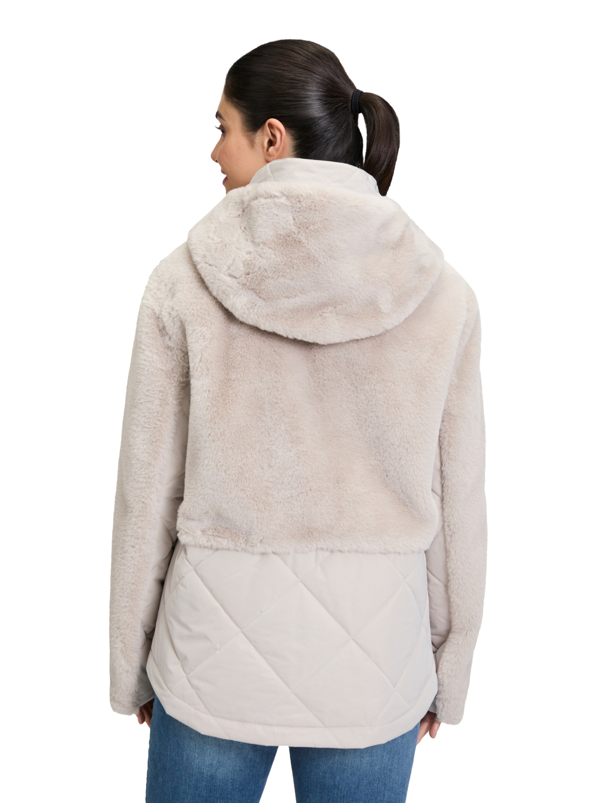 Amber & June Winter Jacket in Grey