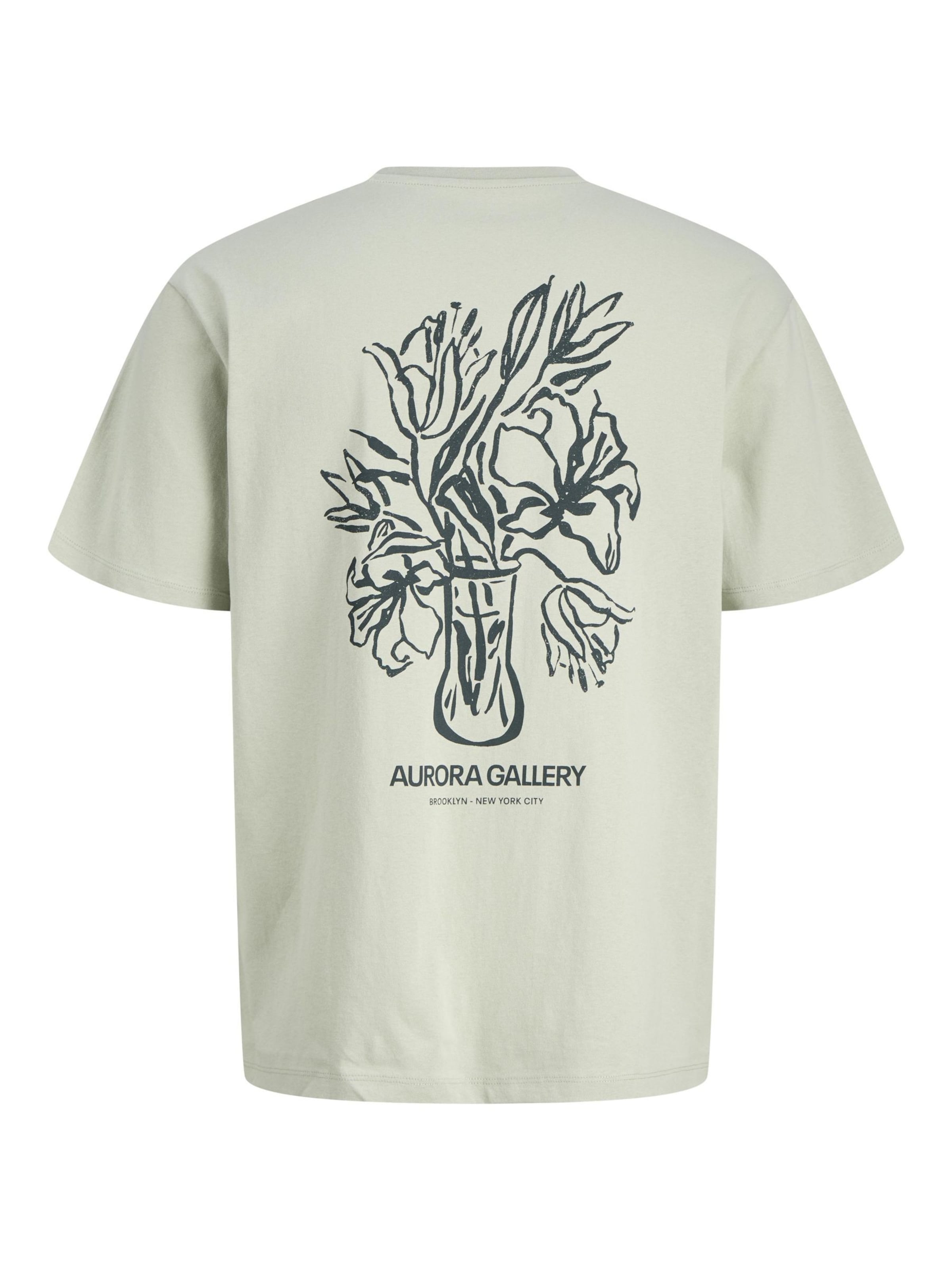 T-Shirt JACK & JONES en vert : devant