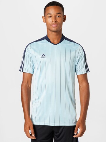 ADIDAS SPORTSWEAR - Camisola de futebol 'Tiro' em azul: frente