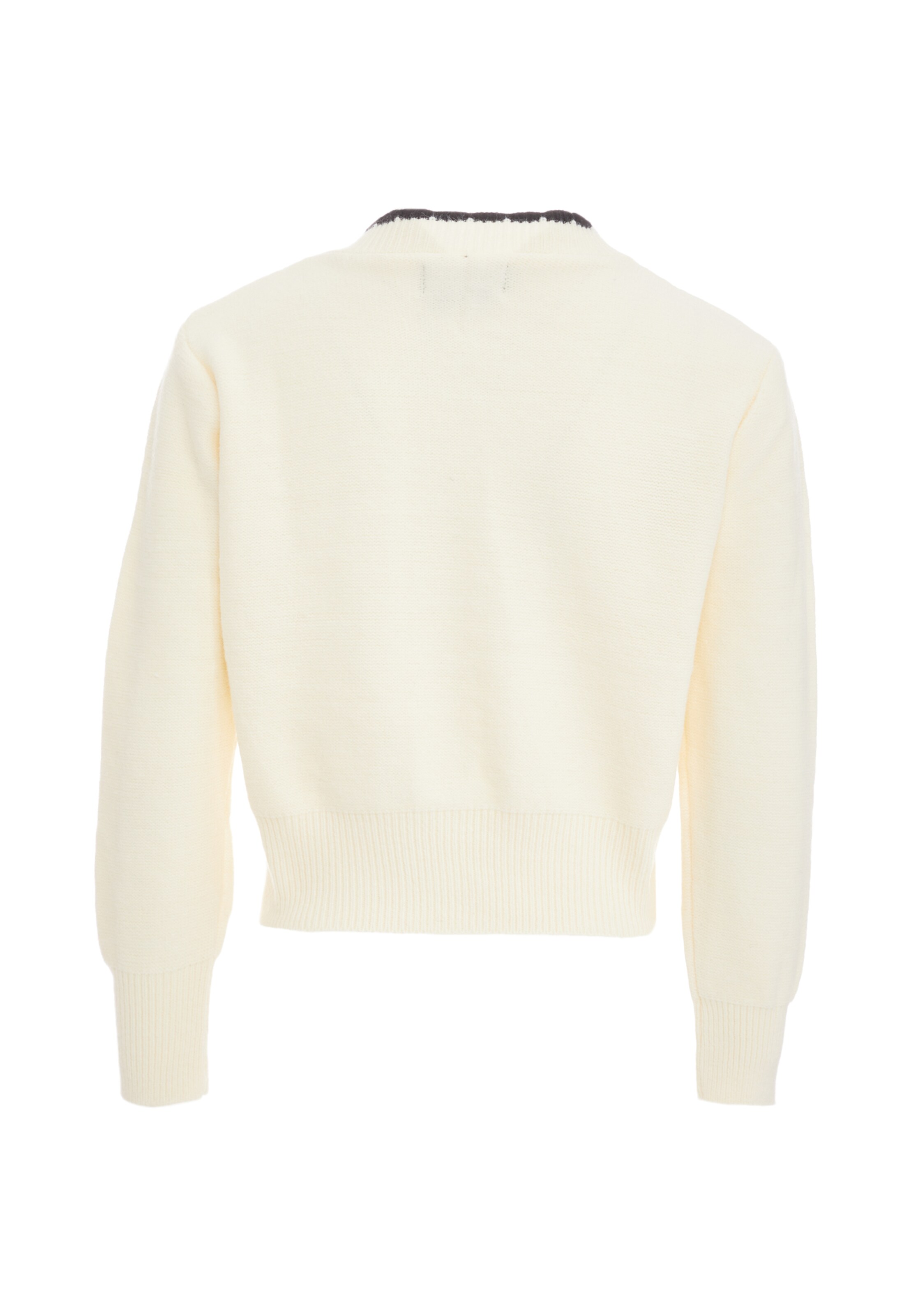 CARNEA Gebreid vest in Wit