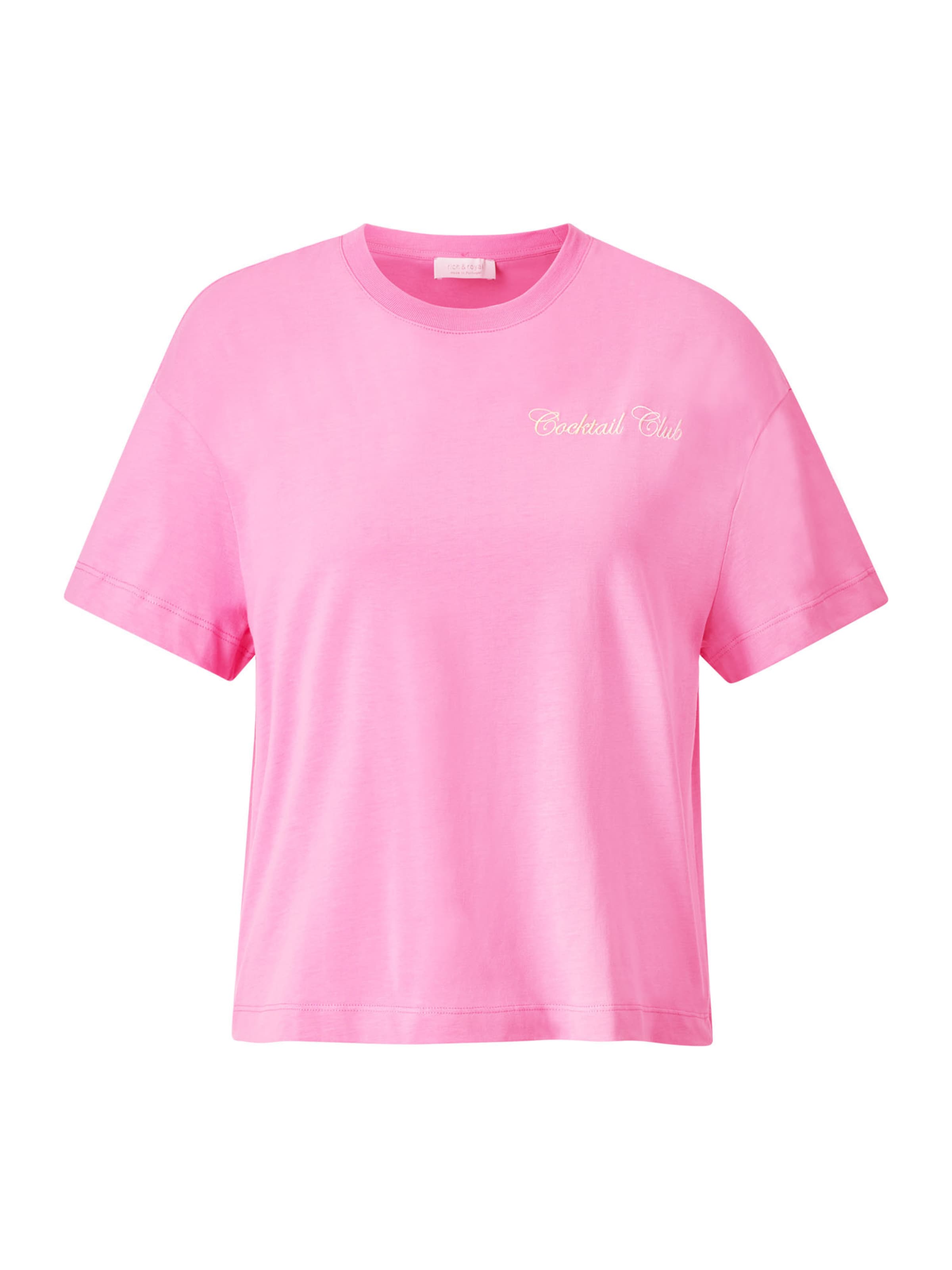 Tricou de la Rich & Royal pe roz: față