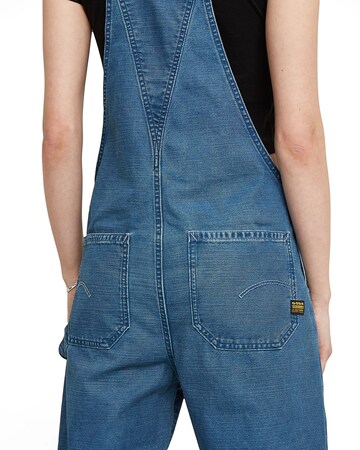 G-STAR Regular Tuinbroek jeans 'Bowey 3D' in Blauw