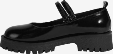 Desa Slipper 'Slip-Ons' in Schwarz: Vorderseite