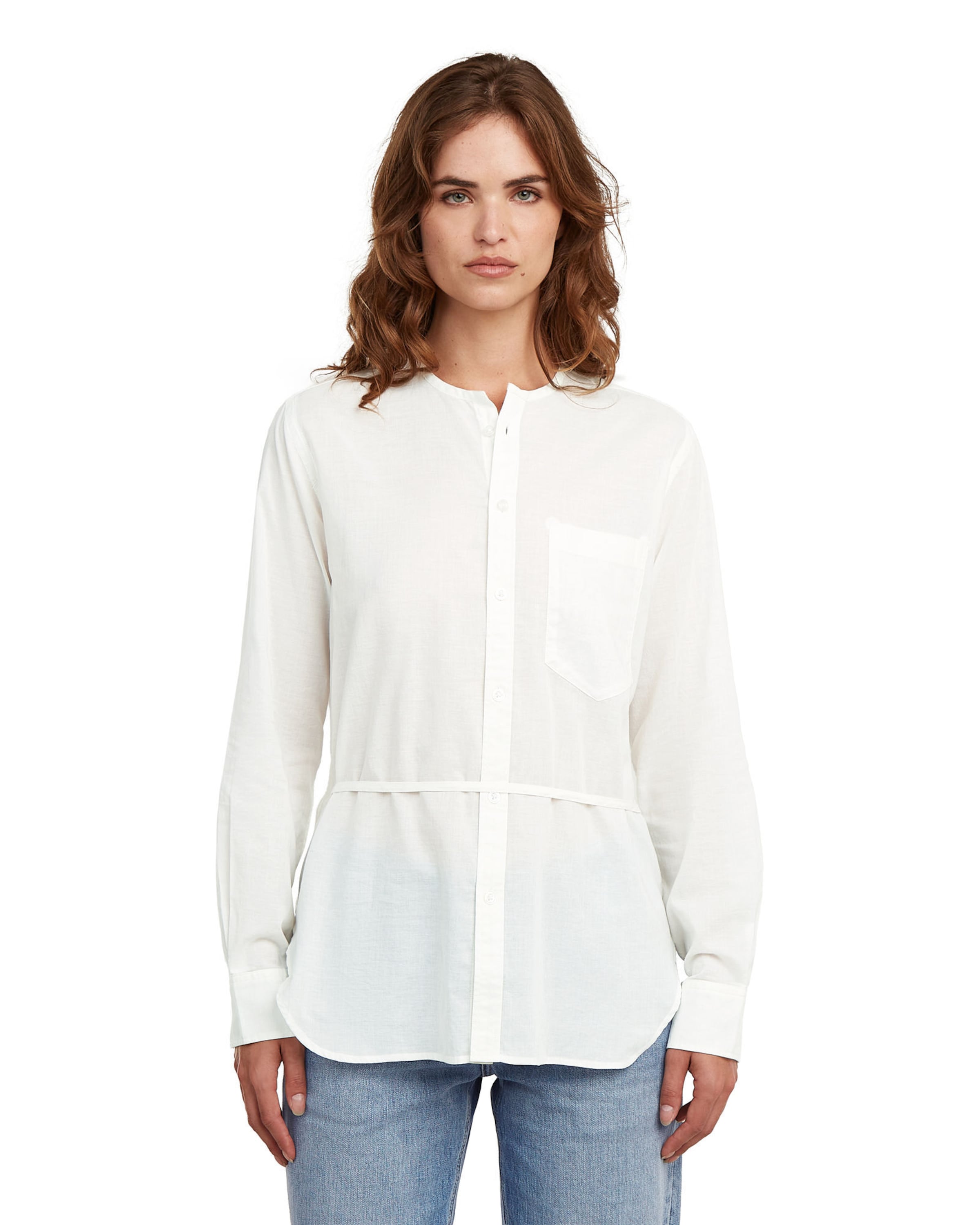 G-STAR Shirt - 'Regular Shirt' in Weiß: Vorderseite