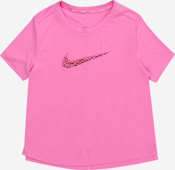 NIKE Functioneel shirt 'ONE' in Roze: voorkant