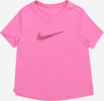 Maglia funzionale 'ONE' di NIKE in rosa: frontale