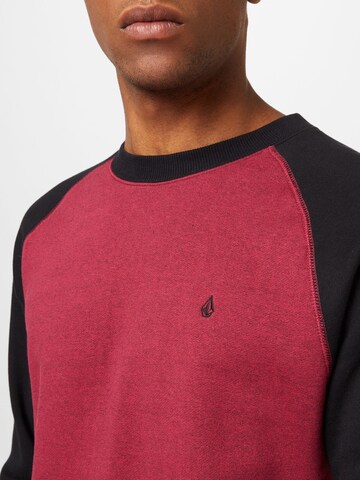 Volcom - Sweatshirt 'HOMAK' em vermelho