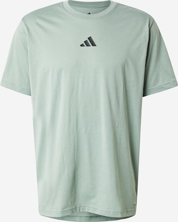 ADIDAS PERFORMANCE Toiminnallinen paita värissä vihreä: etupuoli