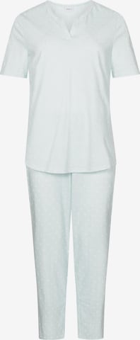 Rösch Pajama ' Mustermix ' in Green: front