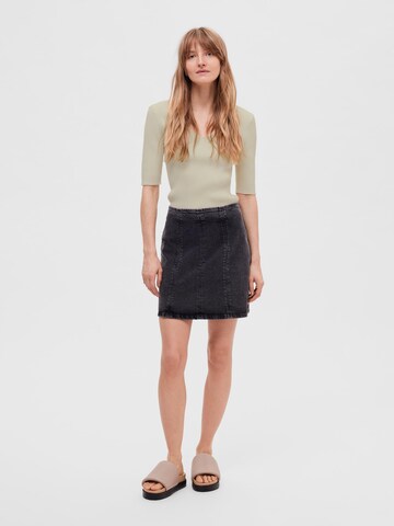 SELECTED FEMME Skirt 'KRISTA' in Grey