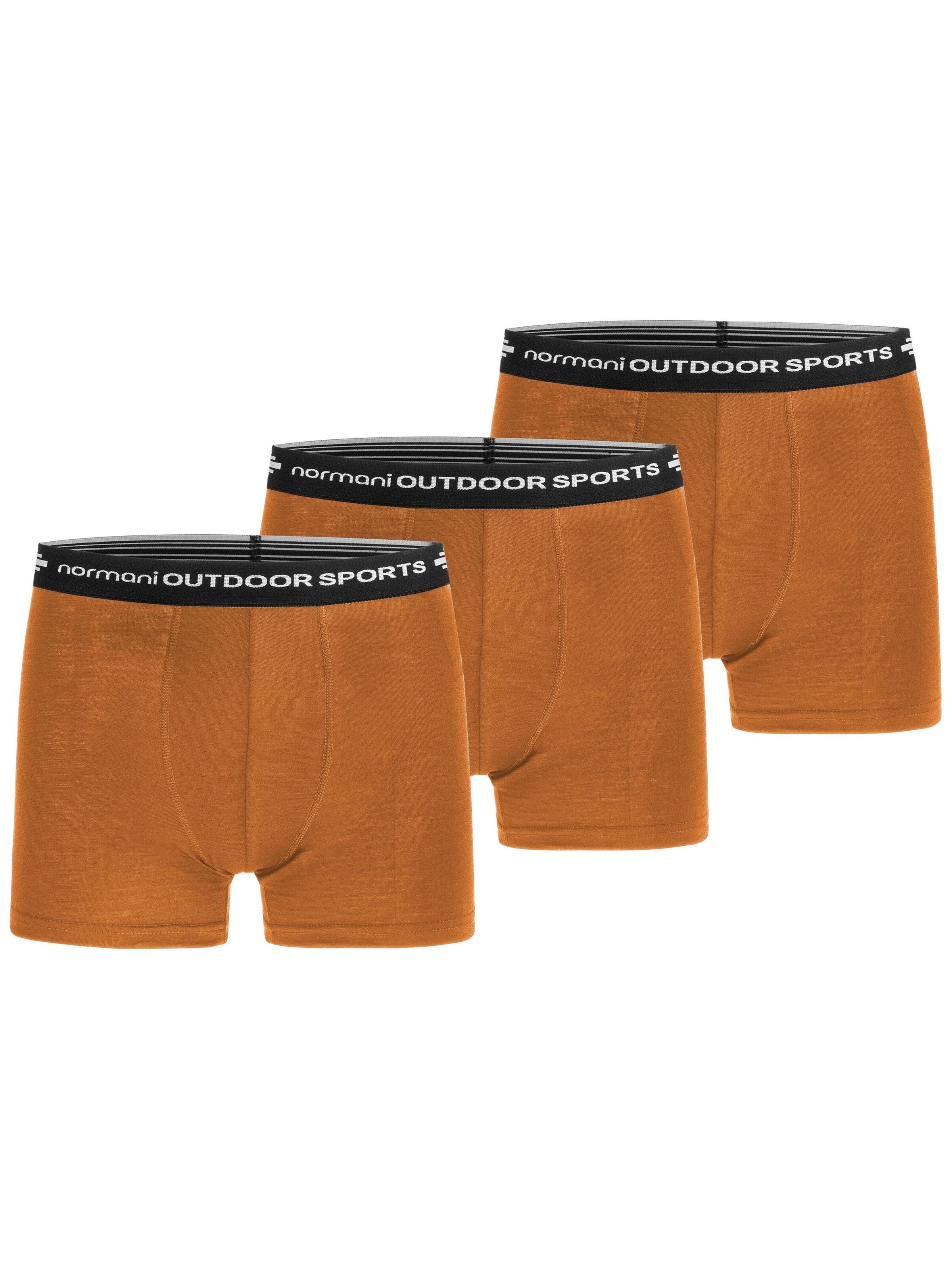 Sous-vêtements de sport normani en orange : devant