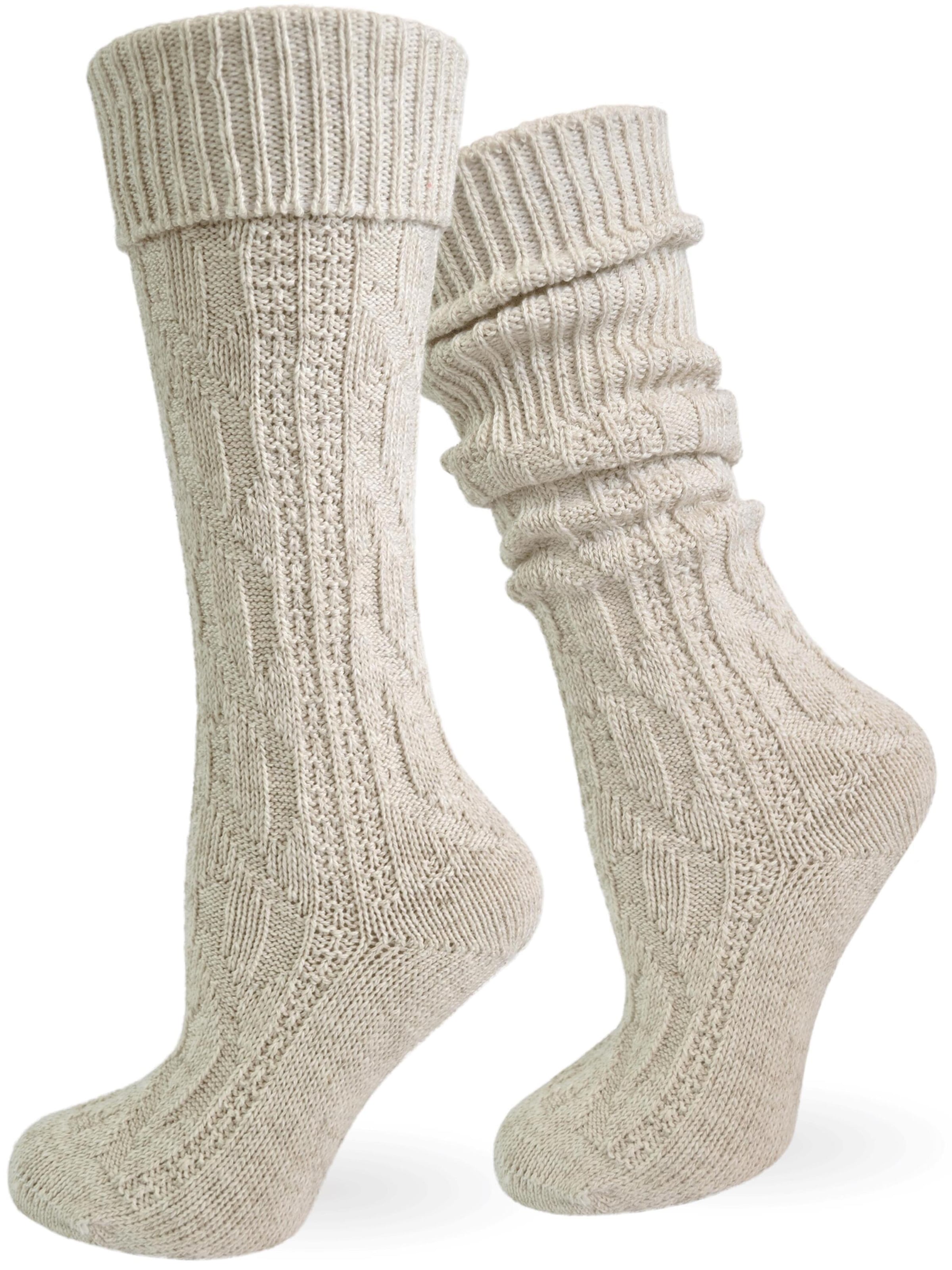 normani - Calcetines tradicionales en beige